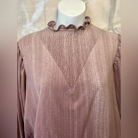 Lularoe Clara Smock Blouse - Picture 5 of 9